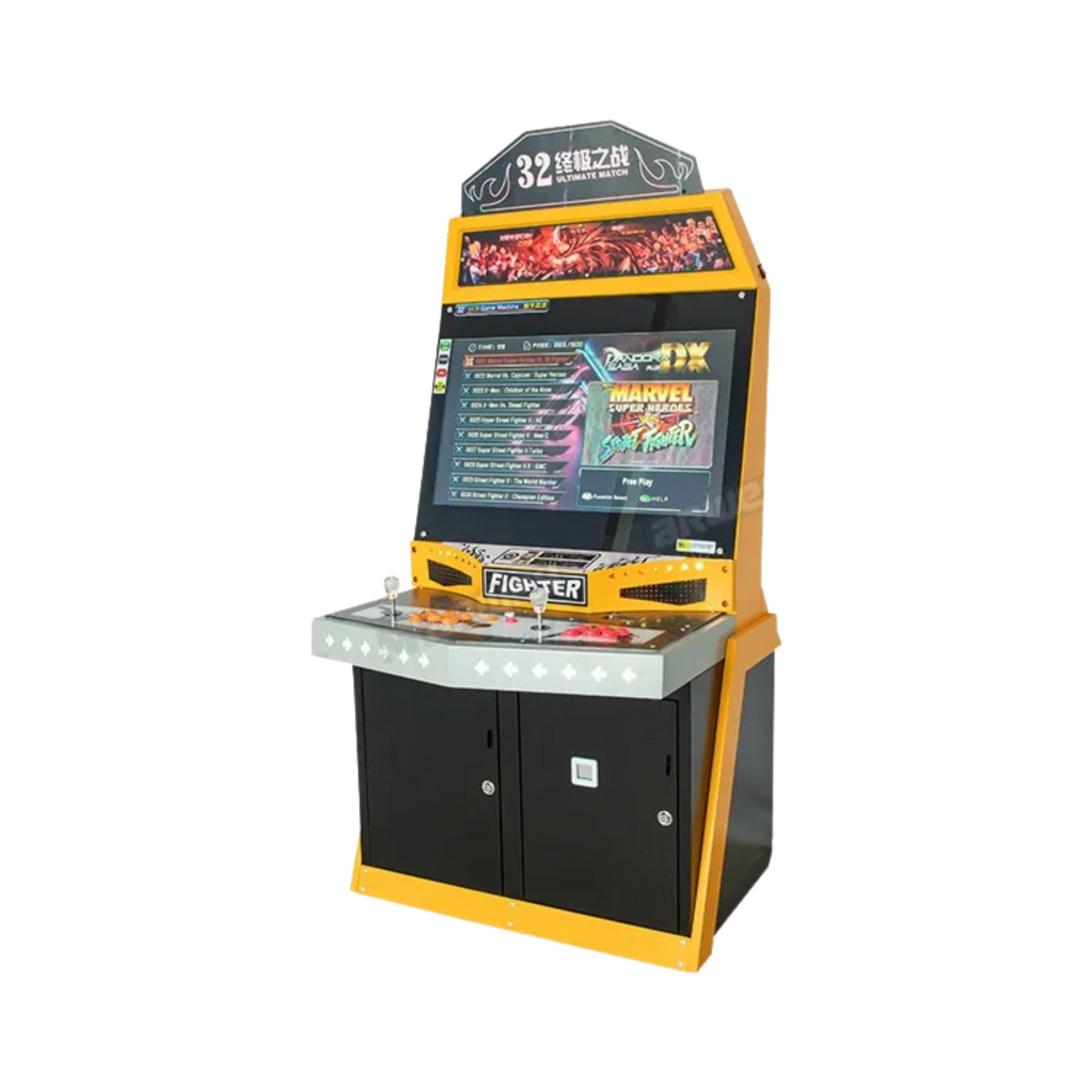 PixelChampion Dual-Fighter Arcade Cabinet