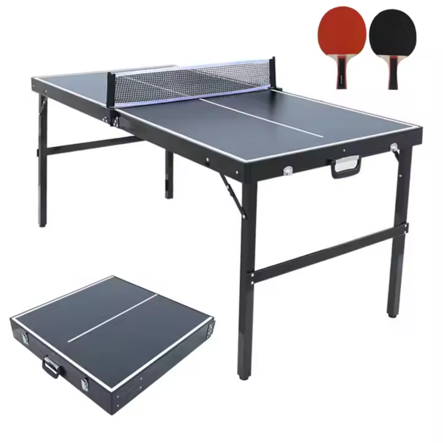 SwiftSpin Mini Table Tennis Station